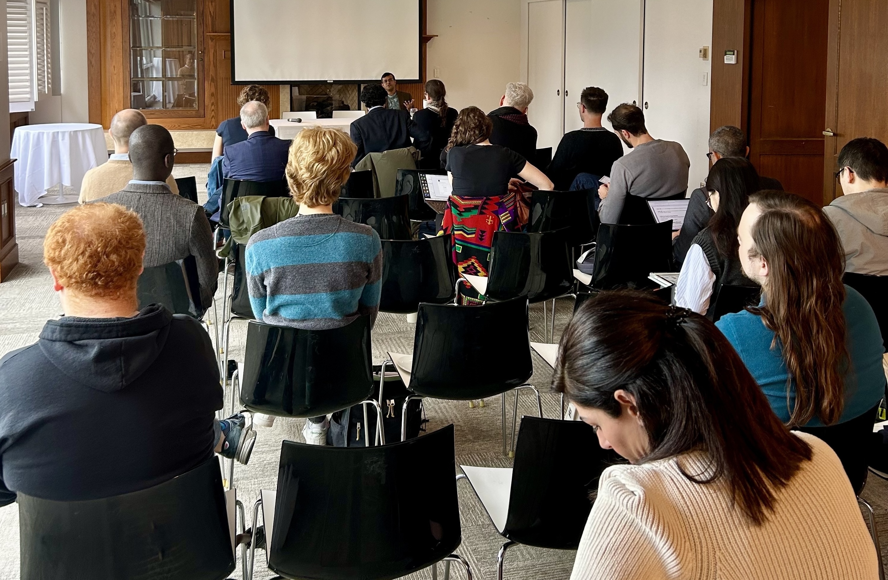 Nazmul Sultan providing opening remarks on the first day of the Symposium